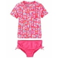 thumbnail image 2 of OshKosh Baby Girls 2-PC Swim Set Hearts Swimwear Tankini Rashguard UPF 50+ 12 Months, 2 of 3