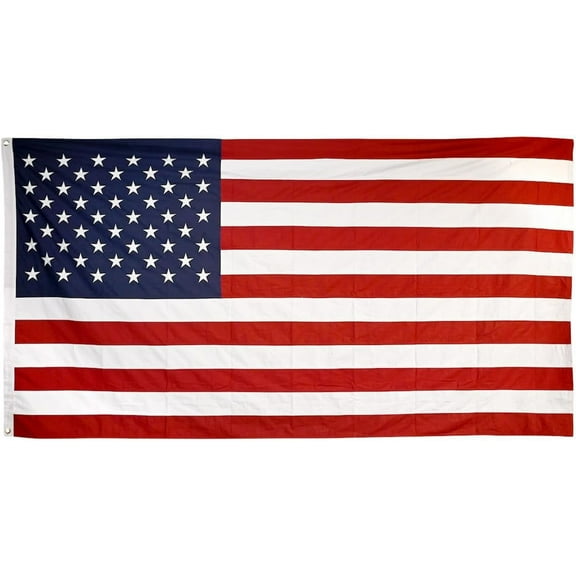 American Cotton Flag - 5ft x 9.5ft Memorial Size