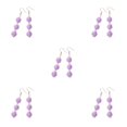 thumbnail image 2 of Pendientes de gancho trenzado Qarigey para mujer colgantes boda compromiso 1 par, 2 of 6