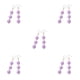 thumbnail image 2 of Pendientes de gancho trenzado Qarigey para mujer colgantes boda compromiso 1 par, 2 of 6