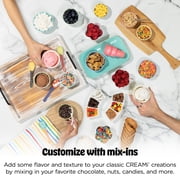 Ninja CREAMi Scoop & Swirl Ice Cream Maker, Soft Serve, CreamiFIT, Gelato, Frozen Custard, 13 Programs, (2) 16 Oz Pint Containers & Lids, NC701 Navy