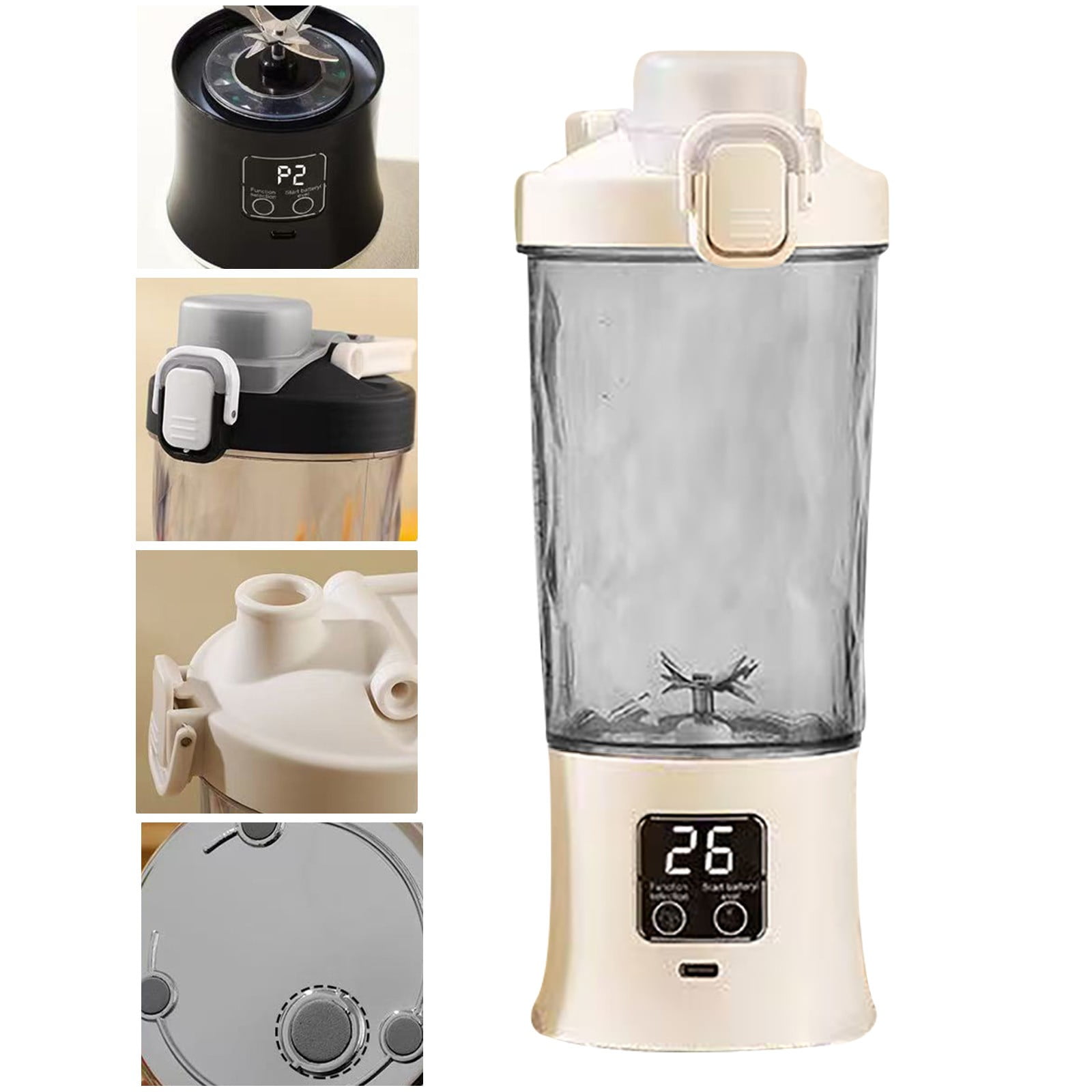 Msgweeeg Juicer Machines Vegetable and Fruit Lime Juicer Juicer Ice Portable Juicing Cup Fruit Charging Juicer Household Mixing Cup