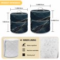 thumbnail image 6 of Black Blue Marble Pressure Cooker Cover Modern Art Abstract Luxury Gold Texture Dust Cover for Kitchen Appliances with Top Handle & Storage Pockets, Fits 8 Quart Instant Pot, Air Fryer, Crock Pot, 6 of 9