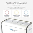 thumbnail image 3 of AirDoctor AD2000 Air Purifier for Small & Medium Rooms, Covers 305 Square Feet, with UltraHEPA + Carbon/VOC Filters, White, 3 of 9