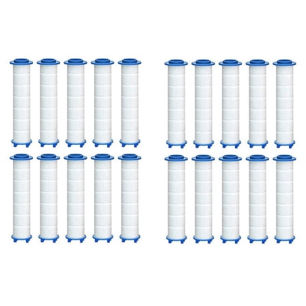 20PCS Replacement Shower Filter for Hard Water - High Output to Remove Chlorine and Fluoride Home