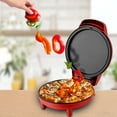 thumbnail image 5 of Courant 7-inch Personal Griddle and Pizza Maker - Red, 5 of 6