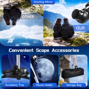 Doulami 70mm Aperture Telescope for Adults Astronomy Beginners, 400mm Portable Refractor Telescopes