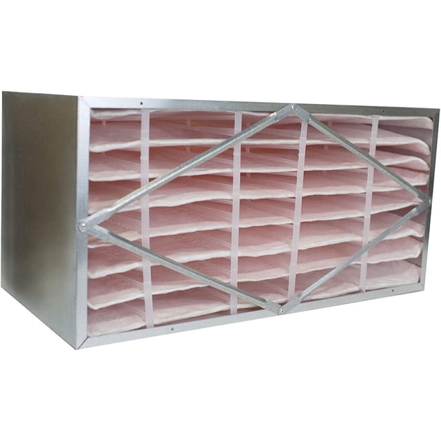 Filterbuy 12x24x6 MERV 13 (MPR 1900) No Header, Rigid Cell Box Filters HVAC Replacement (1-Pack)