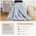 thumbnail image 6 of Ultrug Soft Boho Area Rug Moroccan Geometric Rugs Washable Carpet for Bedroom Living Room Home Decor,4'x6',Blue, 6 of 7