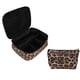 thumbnail image 1 of Bolsa de Maquilla de Cuero PU, Versátil Resistente a la Lágrima 4 Compariñanos Bag de Internos de Maquillaje Leopardo Ligero para Cepillos de MaquillaJe Para Familia, 1 of 7