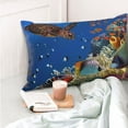 thumbnail image 6 of Kll Colorful Coral Reef Pillow Covers Envelope Closure,Super Soft And Cozy Fuzzy Fleece Pillow Case Cover 20"X30", 6 of 9