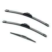 3 Wipers Factory 24"+18"+14" for Subaru Forester 2009-2013 Outback 2005-2009 Legacy 2005-2009 Mitsubishi Lancer 2004-2007 Original Equipment Replacement Windshield Wiper Blades