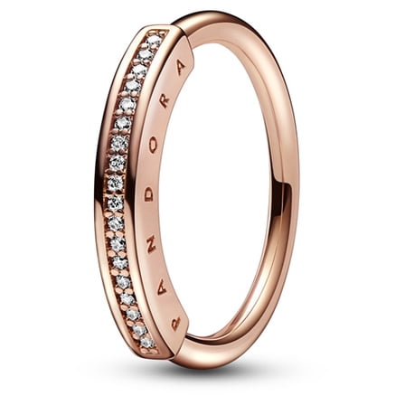 PANDORA Anillo 182283C01-54 pavé circonitas