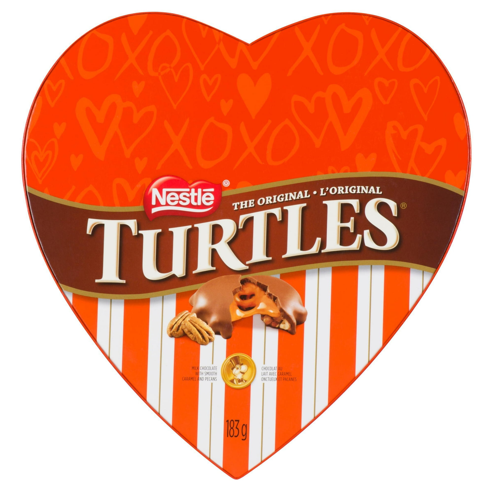 Boîte Saint-Valentin en forme de coeur NESTLÉ TURTLES classique