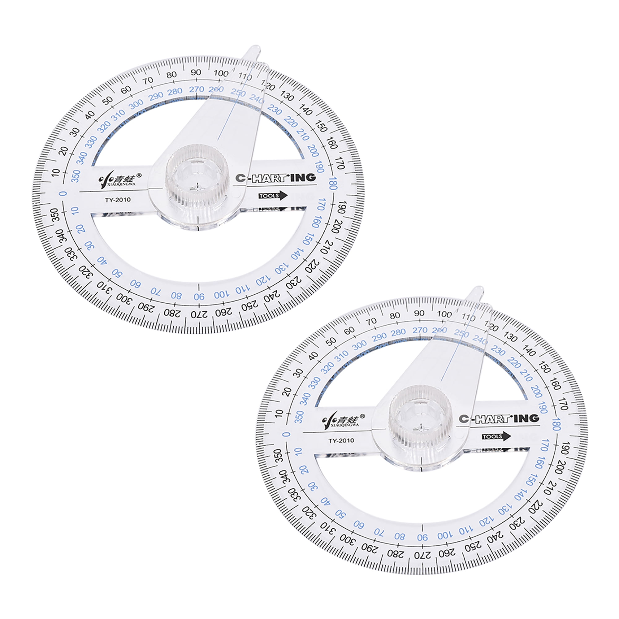 Graphix Plastic 360 Degree Protractor Round Ruler at best price in  Tiruvallur