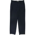 thumbnail image 1 of Issey Miyake Womens Solid Dress Pants, Blue, 8, 1 of 2