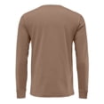 thumbnail image 6 of GrmtClth Men's Long Sleeve Shirts 2026 Basic V-Neck Classic Tops Solid Color Fashion Tee Slim Fit Clothing Brown 5XL, 6 of 7