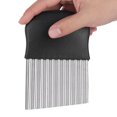 thumbnail image 4 of Slicing Tool, Wavy Cutter Potato Chip Cutter Safe To Use Stainless Steel Incisive  for Vegetable for Dough for Kitchen for Home for Fruit, 4 of 7