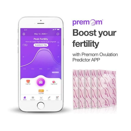Easy@Home Pregnancy Test Strips for Early Detection, Fertility Test Kit, 20 HCG Tests, Powered by Premom Ovulation Predictor iOS and Android APP, New Version- EZW1-S-20 20 Count (Pack of 1