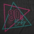 thumbnail image 2 of Womens Funny T Shirts 80s Baby Retro Graphic Tee for Ladies Womens Graphic Tees, 2 of 9