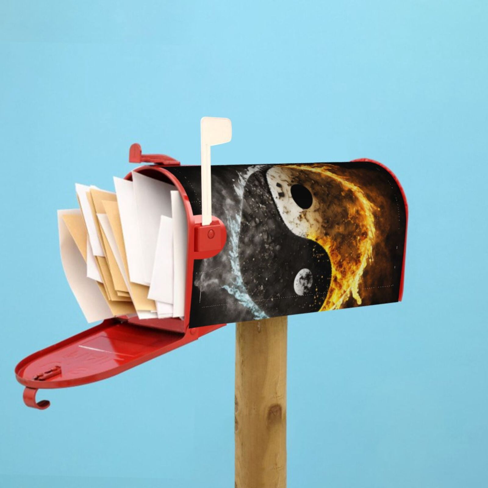 Kdxio Magnetic Mailbox Cover 21x18 in Mailbox Cover Outdoor Decoration Holiday Mailbox Covers for Home Garden Yard-21x18 in