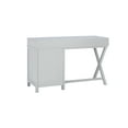 thumbnail image 6 of Linon Peggy 3-Drawer Computer Desk with File Cabinet, 48" W x 18" D, Gray Finish, 6 of 20
