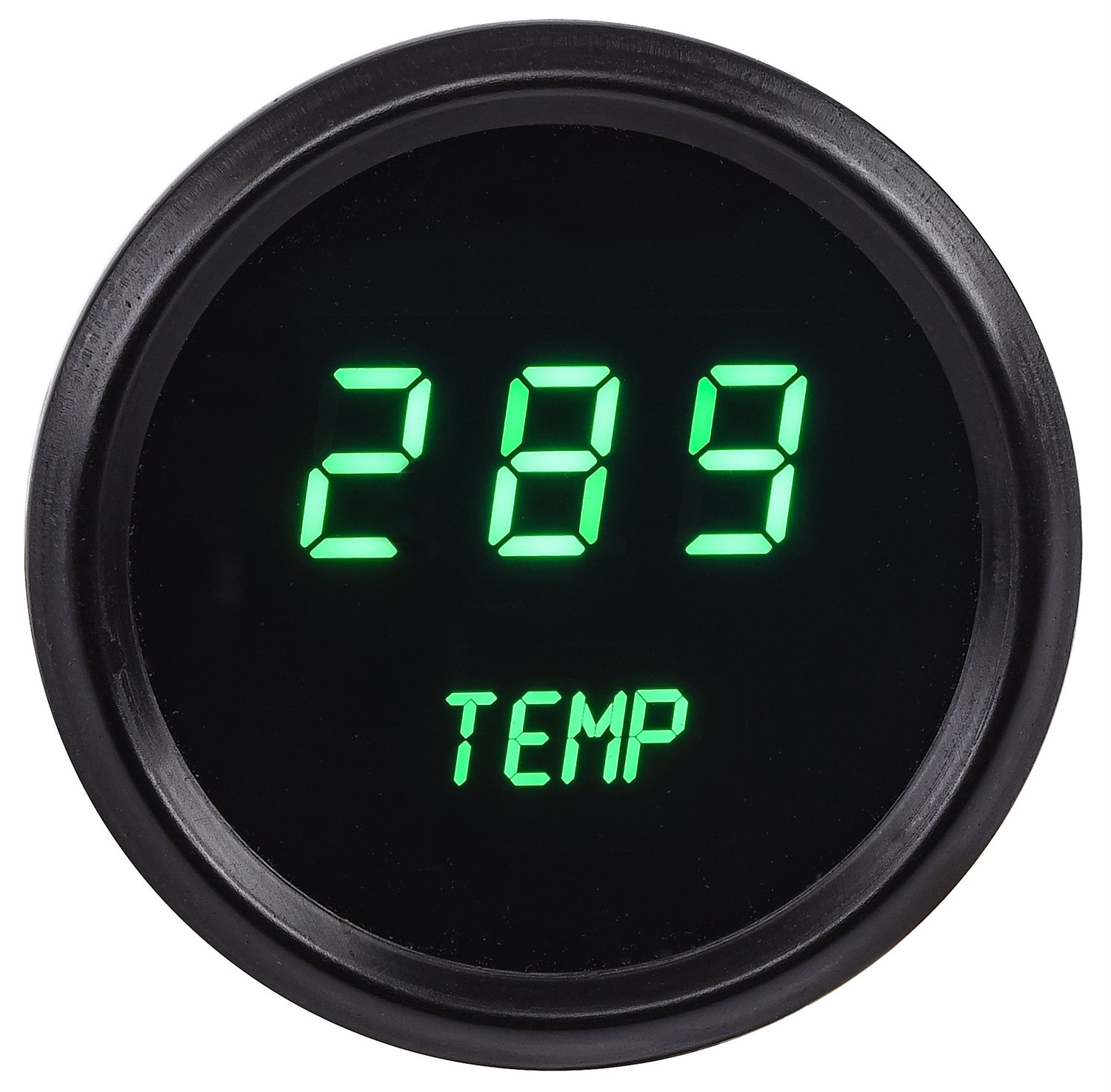 JEGS 41444 Water Temperature Gauge LED Digital 18225 degrees F 2 1/16 in. Diame