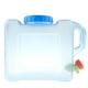 thumbnail image 2 of Botella de plástico nueva de 5/8 litros, contenedor de agua + grifo + bote de agua con tapa 5L Cola bomba de contenedor de almacenamiento de agua, 2 of 7