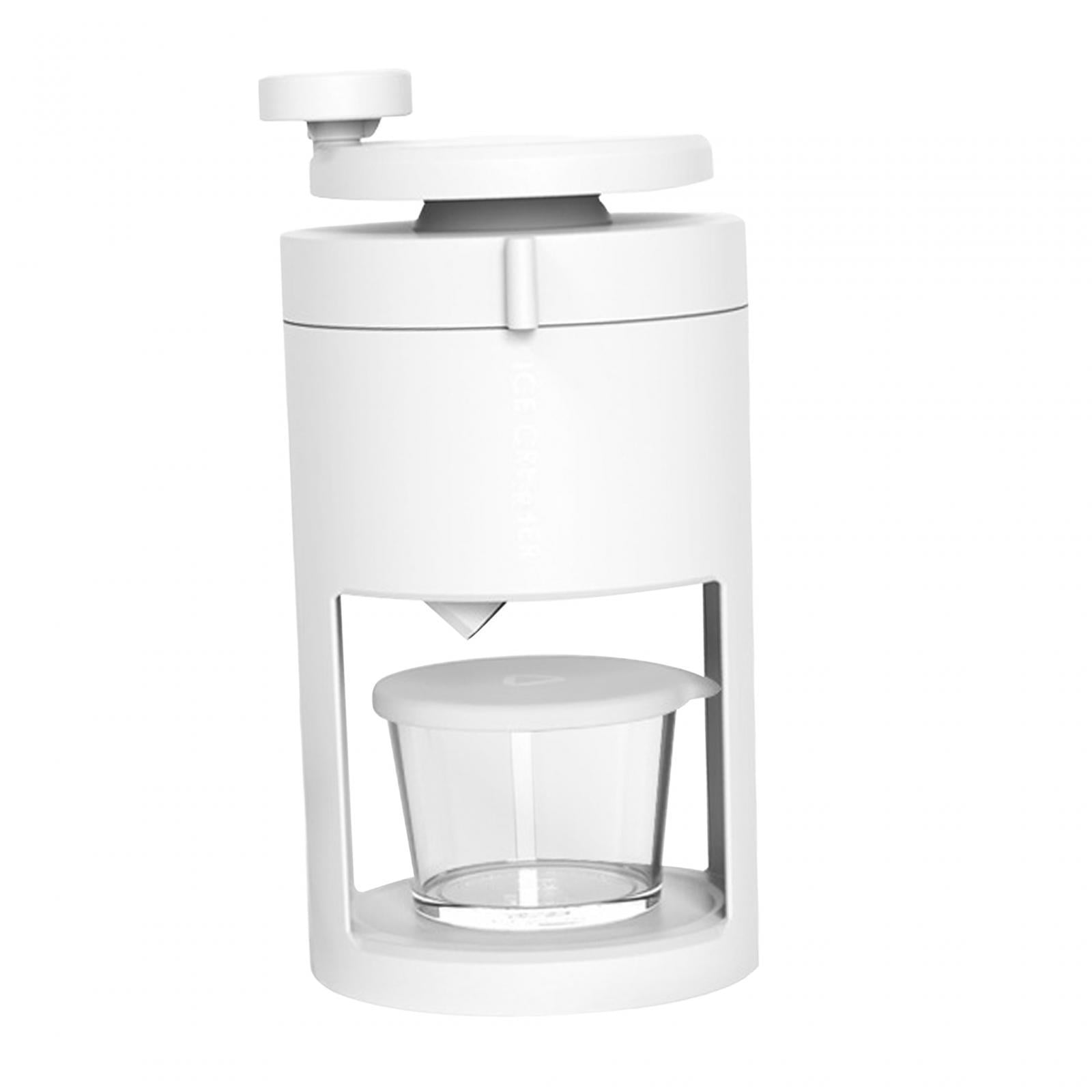 Portable Ice Crusher, Shaved Ice Machine, Hand Crank Manual Shaved Ice Machine for Ice