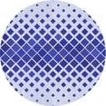 thumbnail image 1 of Ahgly Company Machine Washable Indoor Round Transitional Heavenly Blue Area Rugs, 6' Round, 1 of 7