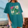 thumbnail image 2 of Womens T Shirts Loose Graphic Yoga Tops Women Built In Bra Womens Plus Size Tunic Tops Dressy Casual Buy Again My Orders, 2 of 5