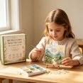 thumbnail image 4 of My Help Comes From The Lord Mountain Sea Glass Art Kit,15cm DIY Religious Craft Set with Wooden Easel, Inspirational Faith Decor Gift for Beginners, 4 of 8
