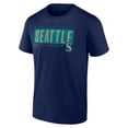 thumbnail image 2 of Men's Navy Seattle Mariners Blocked Out T-Shirt, 2 of 3