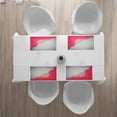 thumbnail image 3 of Ambesonne Pink and Grey Place Mats Set of 4, Digi Diamond Mosaic, Standard Size, Magenta Pale Peach Grey, 3 of 4