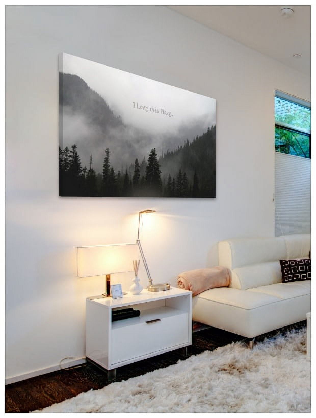 Marmont Hill "I Love This Place Text" by Robert Dickinson Painting Print on Canvas