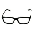 thumbnail image 2 of Lucky Mens Ophthalmic Black Soft Rectangle Plastic Frame D815. 50mm, 2 of 6