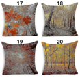 thumbnail image 3 of Autumn Leaves Linen Cushion Cover Sofa Pillowcover Bedroom Pillowcase, 3 of 3