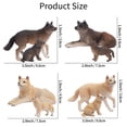 thumbnail image 4 of Figuras de Animales de Juguete Toymany 8 Unidades Lobo para Niños de 3 a 12 Años, 4 of 9