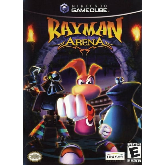 Restored Rayman Arena (Nintendo GameCube, 2002) Adventure Game (Refurbished)