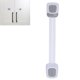 thumbnail image 1 of Cerraduras para refrigerador cerraduras con correa de seguridad para niños pestillos de seguridad ajustables de plástico portátiles para niños para electrodomésticos ANGGREK Otros, 1 of 8