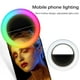 thumbnail image 2 of Inteprter Lámpara complementaria RGB colorida Lámpara complementaria para teléfono móvil en un círculo ajustable Accesorios de cámara y óptica No.2, 2 of 6