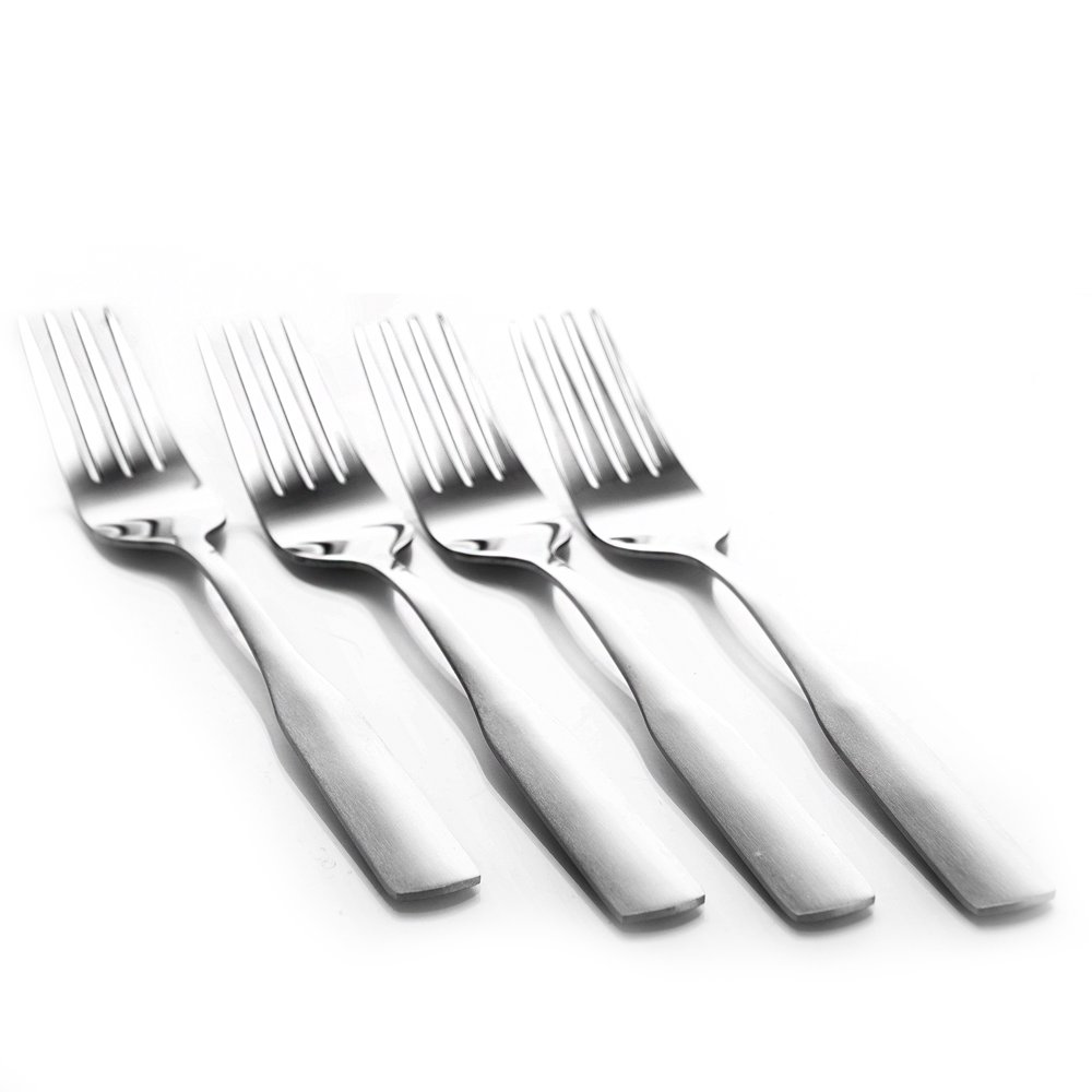 Gibson Home Classic Profile 4 Piece Stainless Steel Dinner Forks in