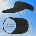 thumbnail image 2 of Hengguang 4Pack Sports Sun Visor Hats for Men & Women, UV Protection Adjustable Quick-Dry Golf Cap for Summer, Beach, Tennis, Outdoor Activities, Unisex Sun Hat with Sweatband, 2 of 7