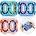 thumbnail image 1 of 3 Pieces Rotating Magic Bean Fingertip Toy Decompression Rotating Magic Bean Stress Relief Toy for Over 14 Year Old Intelligence Fingertip Educational Toys, Blue, Red, and Green, 1 of 7