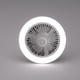 thumbnail image 5 of Ventilador de techo E27 con luces, luz de ventilador de perfil bajo cerrada, luz de techo con ventilador, ventilador oculto Delier Gimbal Lamp Fan Light, 5 of 5