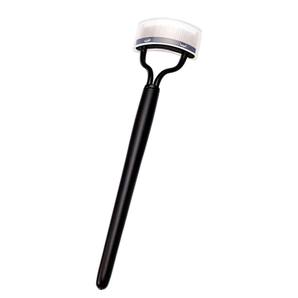 Cepillo de pestañas profesional, peine, herramienta de belleza en forma arco, separador de pestañas duradero para el cuidado de pestañas, mujeres y Negro