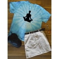 thumbnail image 3 of Yoga Silhouette      Tie Dye Cyclone Women -Image by Shutterstock, Female x-Large, 3 of 4