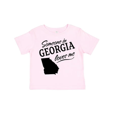 

Inktastic Someone in Georgia Loves Me Gift Toddler Boy or Toddler Girl T-Shirt