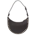 thumbnail image 2 of Valentino Rockstud Mini Grainy Leather Hobo Bag, Black, 2 of 5