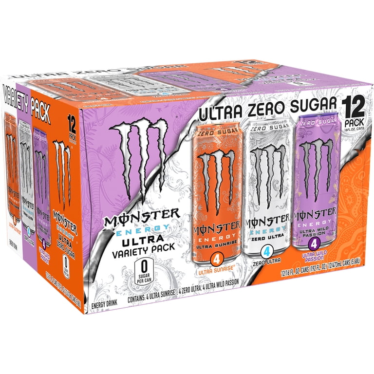 Monster Energy, Ultra Varitey pack, Zero Ultra, Ultra Sunrise